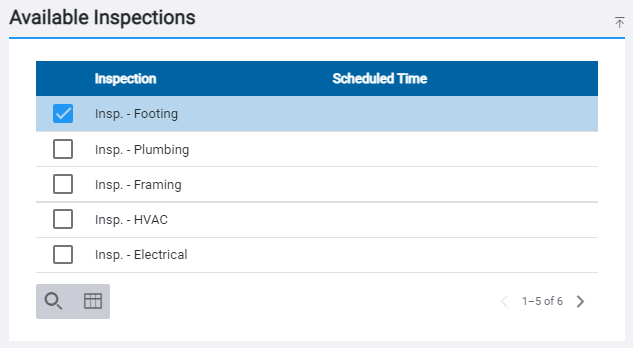 Schedule an Inspection
