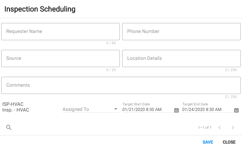 Schedule an Inspection