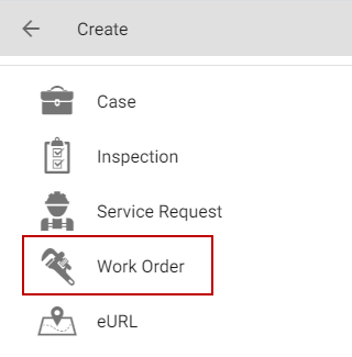 Create an Attached Work Order