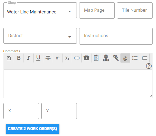 Create an Unattached Work Order