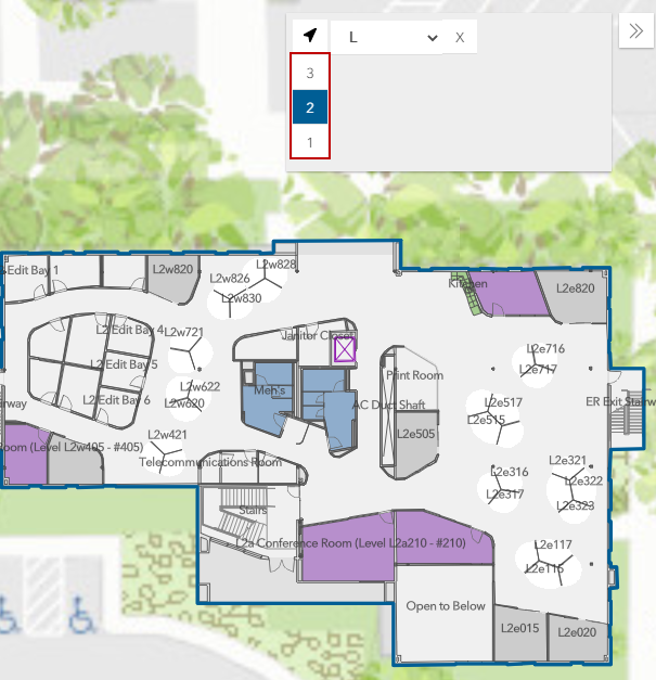 Switch Between Buildings and Floors