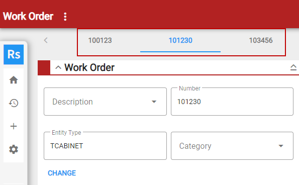 Work Order Display View Multiple Work Orders