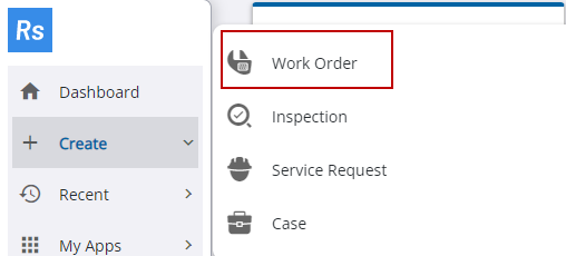 Create an Unattached Work Order