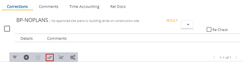 Image of Edit Task panel with Corrections open and Apply Defaults highlighted