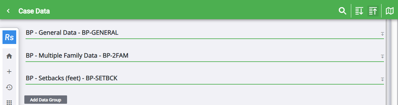 Edit a Data Group