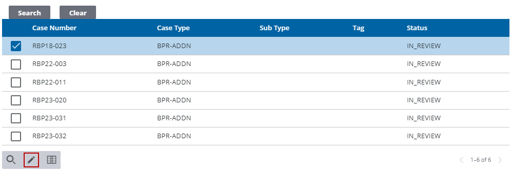 Image of Task Utility Search Results with Actions highlighted