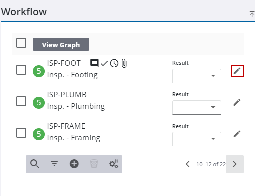 Image of Workflow panel with Edit Task highlighted