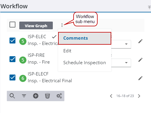 Workflow Comment Use Comments on a Task
