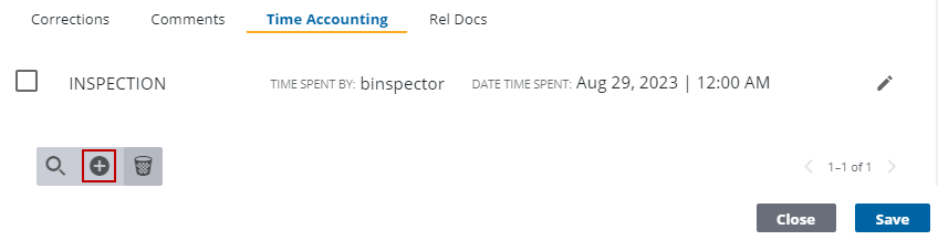 Image of Edit Task panel with Time Accounting section open and Add record highlighted