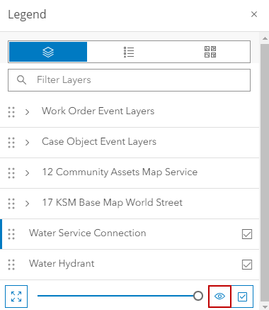 Reset Layer to Default Visibility Settings