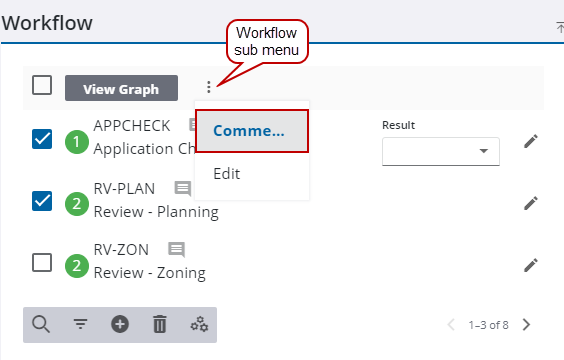 Workflow Comment Use Comments on a Task