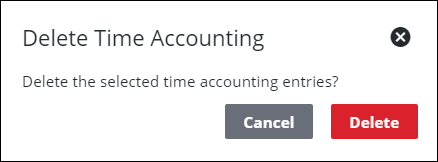 Image of Delete Time Accounting panel