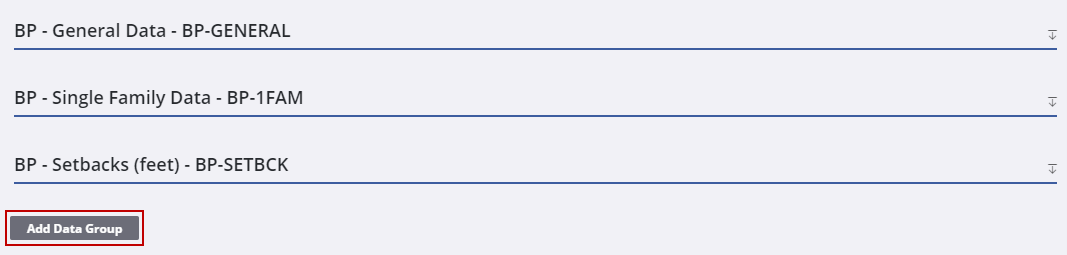 Add a Data Group