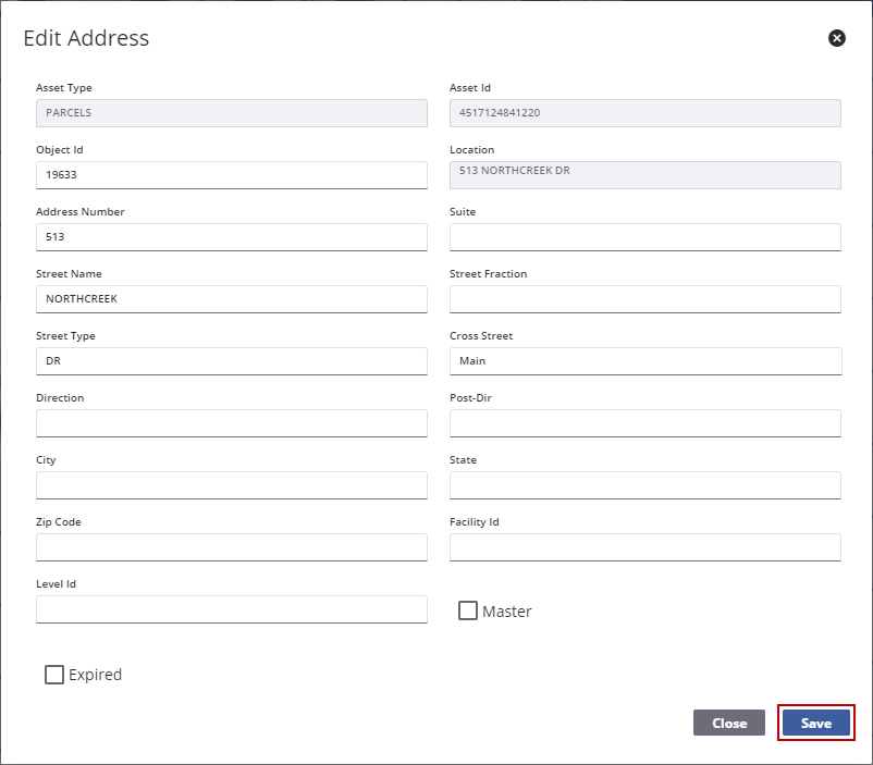 Edit an Address
