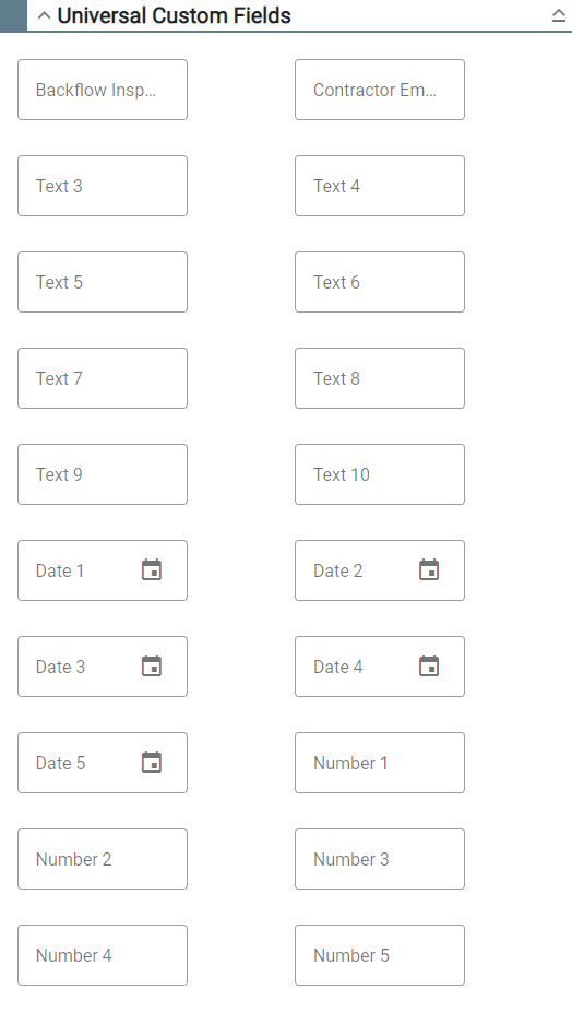Inspection Activity Panels and Pages