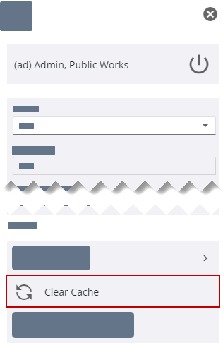 Clear Cached Data