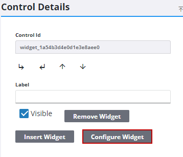 Modify a Widget
