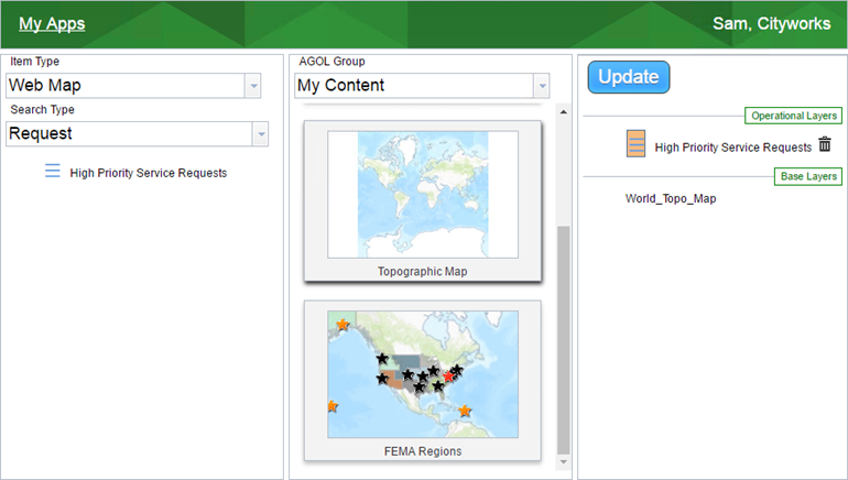 New Save File Map Add Saved Searches to a Web Map