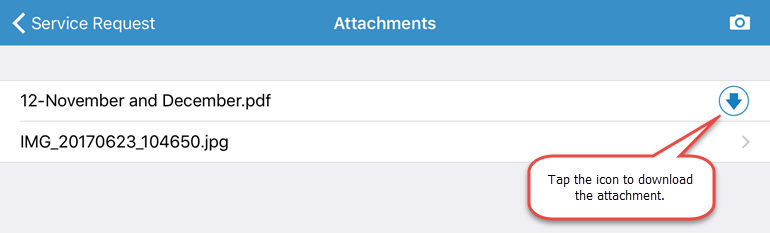 View an Attachment