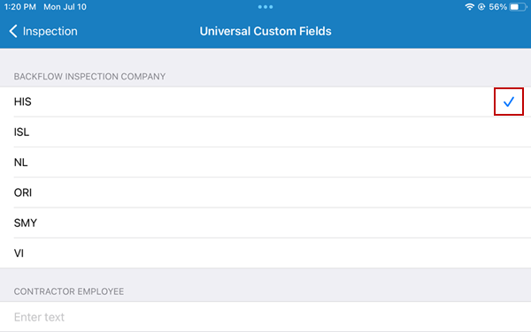 View or Edit Universal Custom Fields